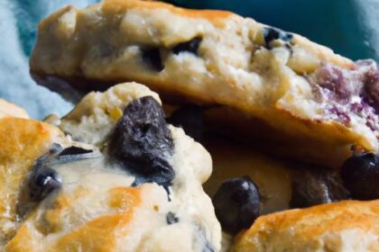 Fluffy Blueberry Drop Scones: A Simple Morning Delight