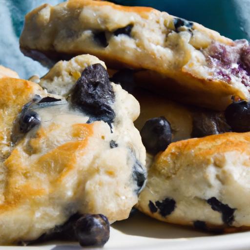 Fluffy Blueberry Drop Scones: A Simple Morning Delight