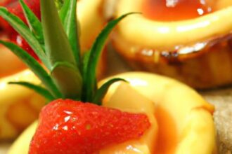 Tropical Delight: Mini Pineapple Upside-Down Cheesecakes!