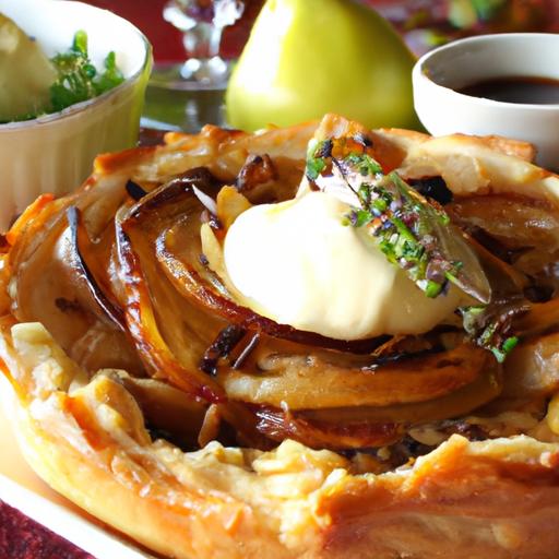 Twist on Tradition: Savory French Onion Tarte Tatin Delight