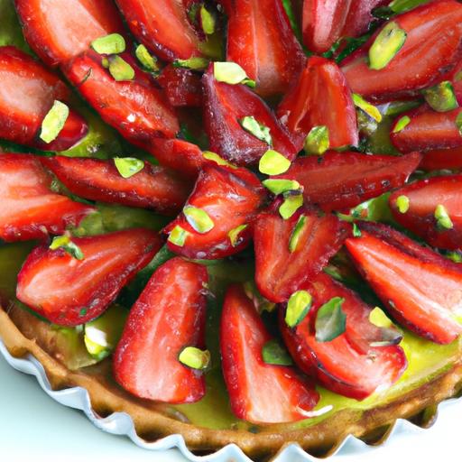 A Delightful‌ Fusion: Pistachio​ and ⁣Strawberry Tart‌ Recipe