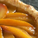 Classic French Apple Tart Glazed with Sweet Apricot Shine