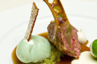 Lamb Chops Reimagined: Mint Jelly Spheres Elevate Flavor