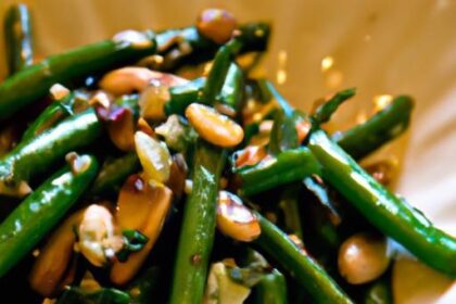 Crisp Sautéed Green Beans with Toasted Almond Slivers Delight