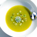 Consommé Elegance: Savoring Delicate Vegetable Pearls
