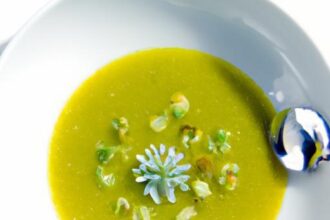 Consommé Elegance: Savoring Delicate Vegetable Pearls