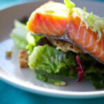 Perfectly Crisped Salmon Meets Refreshing Fennel Salad Delight