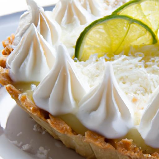 Zesty Lime and Creamy Coconut Tart: A Tropical Delight