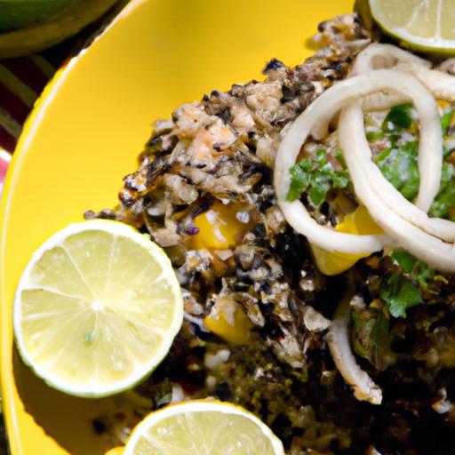 Zesty Quinoa & Black Bean Salad with Tangy lime Dressing