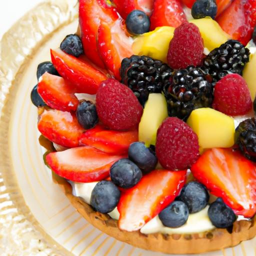 delightful Gluten-Free Fruit tart with Silky Pastry Cream