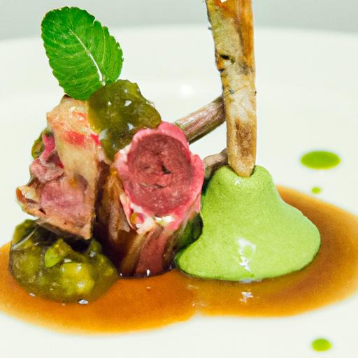 Lamb Chops Reimagined: Mint Jelly Spheres Elevate Flavor