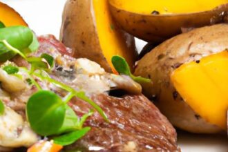 Savor Garlic Butter Steak Bites with Crispy Potatoes Delight