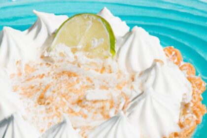 Zesty Lime and Creamy Coconut Tart: A Tropical Delight