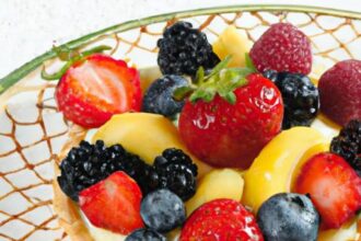 Delightful Gluten-Free Fruit Tart with Silky Pastry Cream