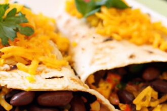Savory Low-Sodium Bean Burritos: A Heart-Healthy Delight
