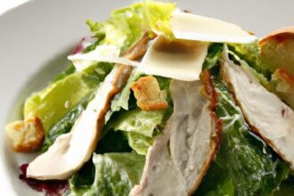 Savor Healthy Grilled Chicken Caesar Salad-No Croutons!