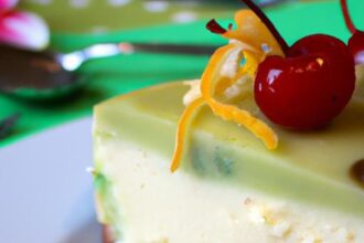 Zesty Lemon-Lime Cherry Pistachio Cheesecake Delight
