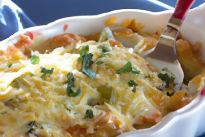 Spicy Buffalo Chicken Casserole with Creamy Ranch Twist