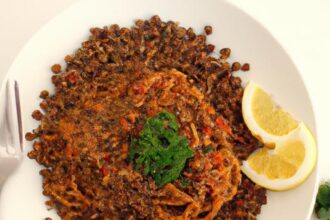 Hearty Spaghetti with Lentil Bolognese: A Plant-Powered Classic
