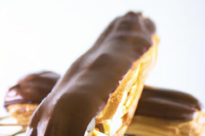 Indulge in Luxurious Eclairs with Chocolate & Vanilla Cream