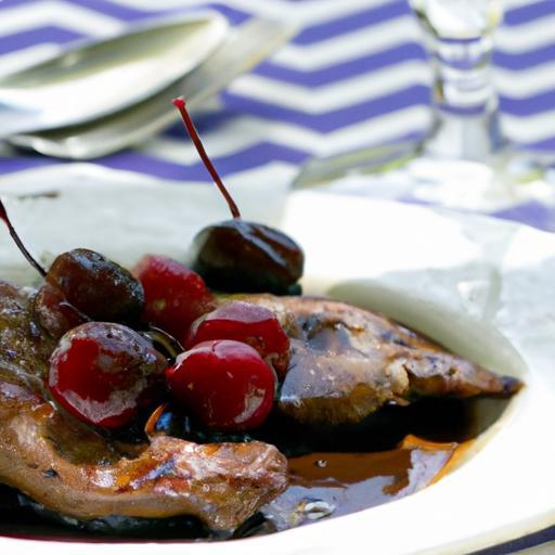Savoring Duck Breast with Luscious Cherry Sauce Delight