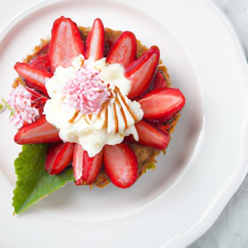 Rhubarb Cream Tart Meets Strawberry Meringue Delight