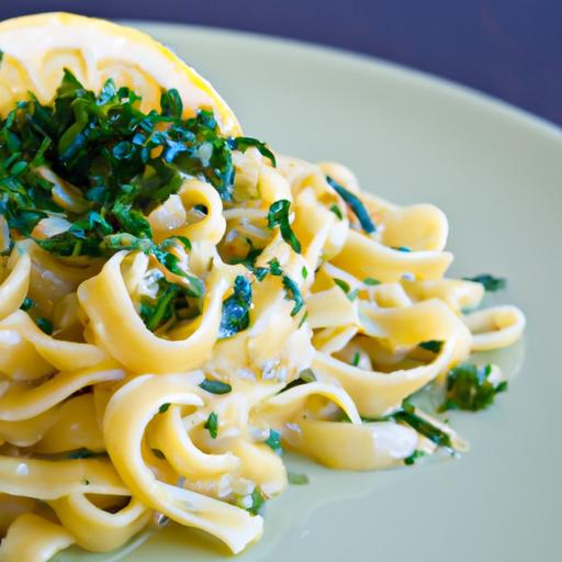 Zesty Buttered Noodles with Fresh Parsley Delight