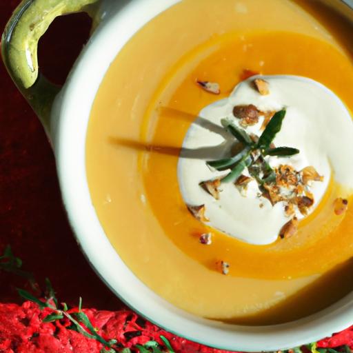 Velvety Butternut Squash Soup with Coconut Milk Bliss