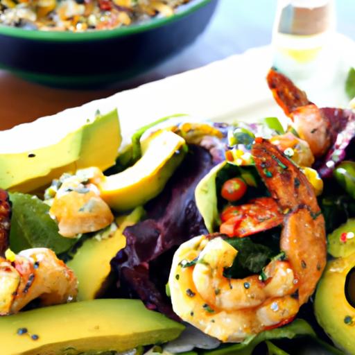 bright Bites: Corn, Shrimp & Avocado Kale Salad Magic