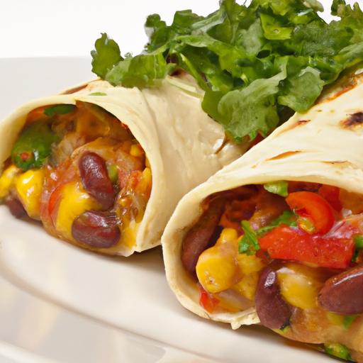 Savory Low-Sodium Bean Burritos: A Heart-Healthy Delight