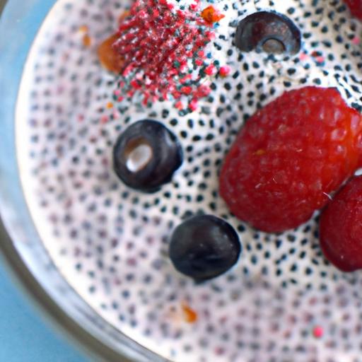 Berry Bliss: Chia Seed Pudding with almond Milk Magic