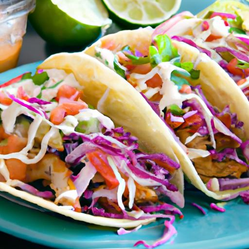 Fresh Fish Tacos with Zesty Slaw: A Flavorful Delight