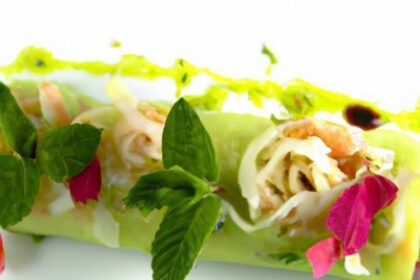 Fresh Flavors Unveiled: The Art of Sweet Pea & Mint Purée