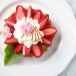 Rhubarb Cream Tart Meets Strawberry Meringue Delight