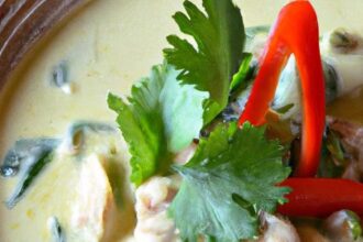 Savor the Flavors: Authentic Thai Green Curry with Chicken