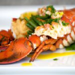 Savor Luxury: Lobster Tail Glazed with Saffron Butter Bliss