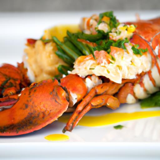 Savor Luxury: Lobster Tail Glazed with Saffron Butter Bliss