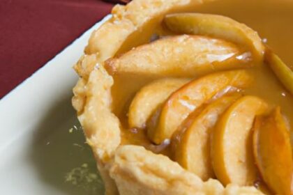 Decadent Salted Caramel Tart with Apples: A Sweet Autumn Delight