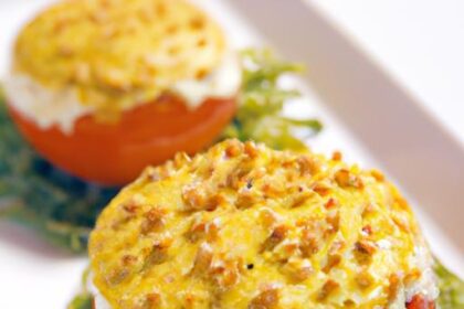 Savoring Cheese Spheres Paired with Light Tomato Air