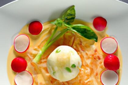 Cheese Spheres with Tomato Air: A Culinary Artistry Unveiled