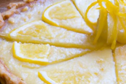 Zesty Keto Lemon Tart: A Guilt-Free Citrus Delight Recipe