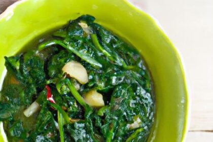 Hearty Spinach Stew: A Nourishing Green Delight Recipe