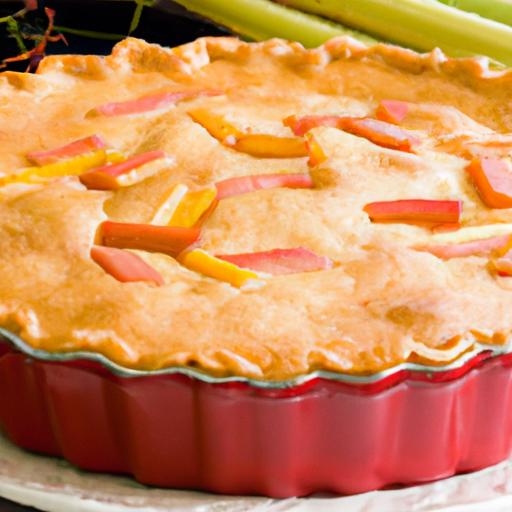 Tangy Temptations: Crafting ⁤the ⁢Perfect Rhubarb Orange Pie