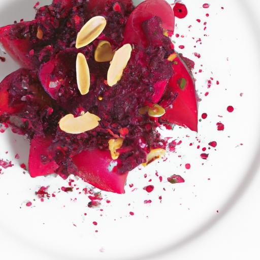 Beetroot Dust garnish: Elevate Plates with Vibrant Flair