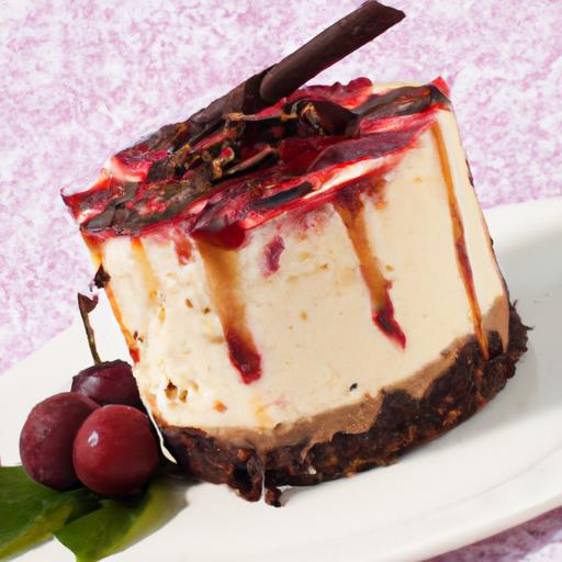 Indulge in Decadent Black Forest Cheesecake Bliss