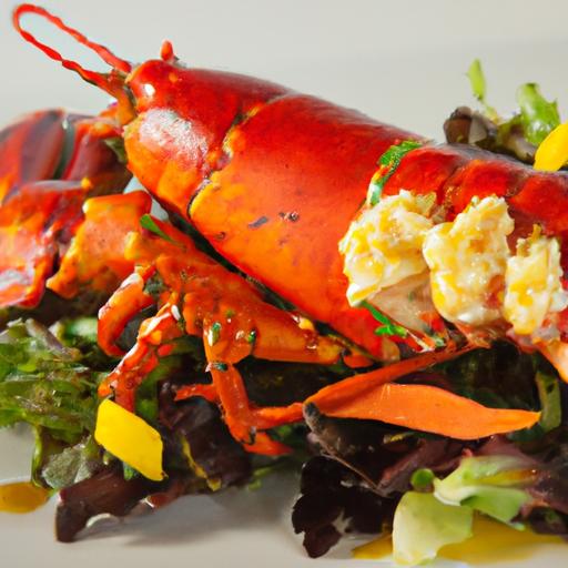 Savor Luxury: Lobster Tail Glazed ​with Saffron Butter Bliss