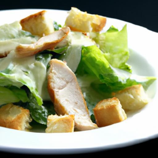 Crisp & Classic: ⁣Best Chicken Caesar Salad with Homemade Croutons