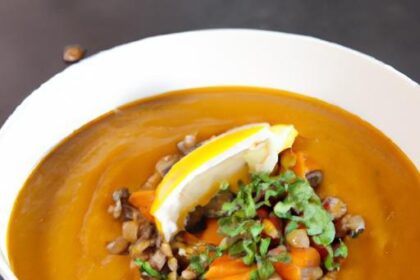 Hearty Sweet Potato and Lentil Soup: A Nourishing Delight