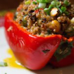 Hearty Stuffed Peppers with Quinoa and Black Beans Delight
