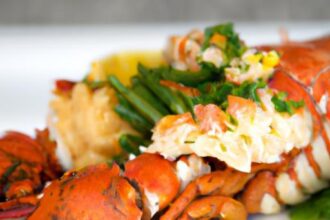 Savor Luxury: Lobster Tail Glazed with Saffron Butter Bliss